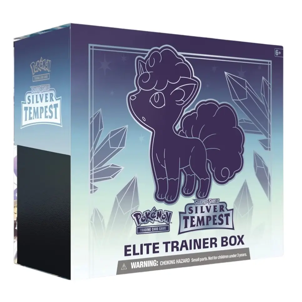 Silver Tempest Elite Trainer Box Sword & Shield Sealed Pokemon Card Game