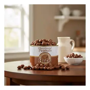 Hubs Choco Covered Peanuts 12 Oz