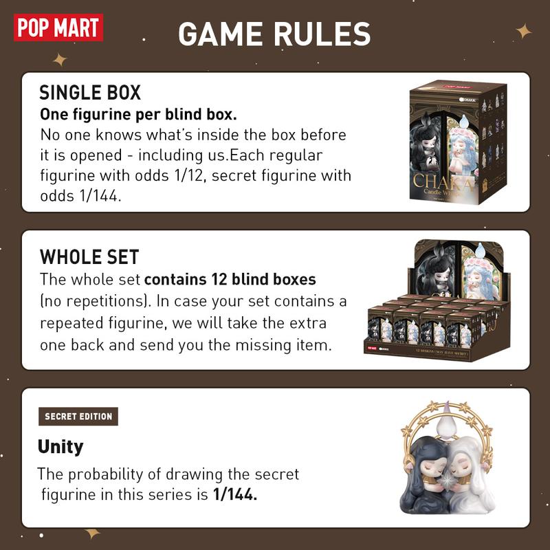 POP MART CHAKA Candle Whisper Series Figures