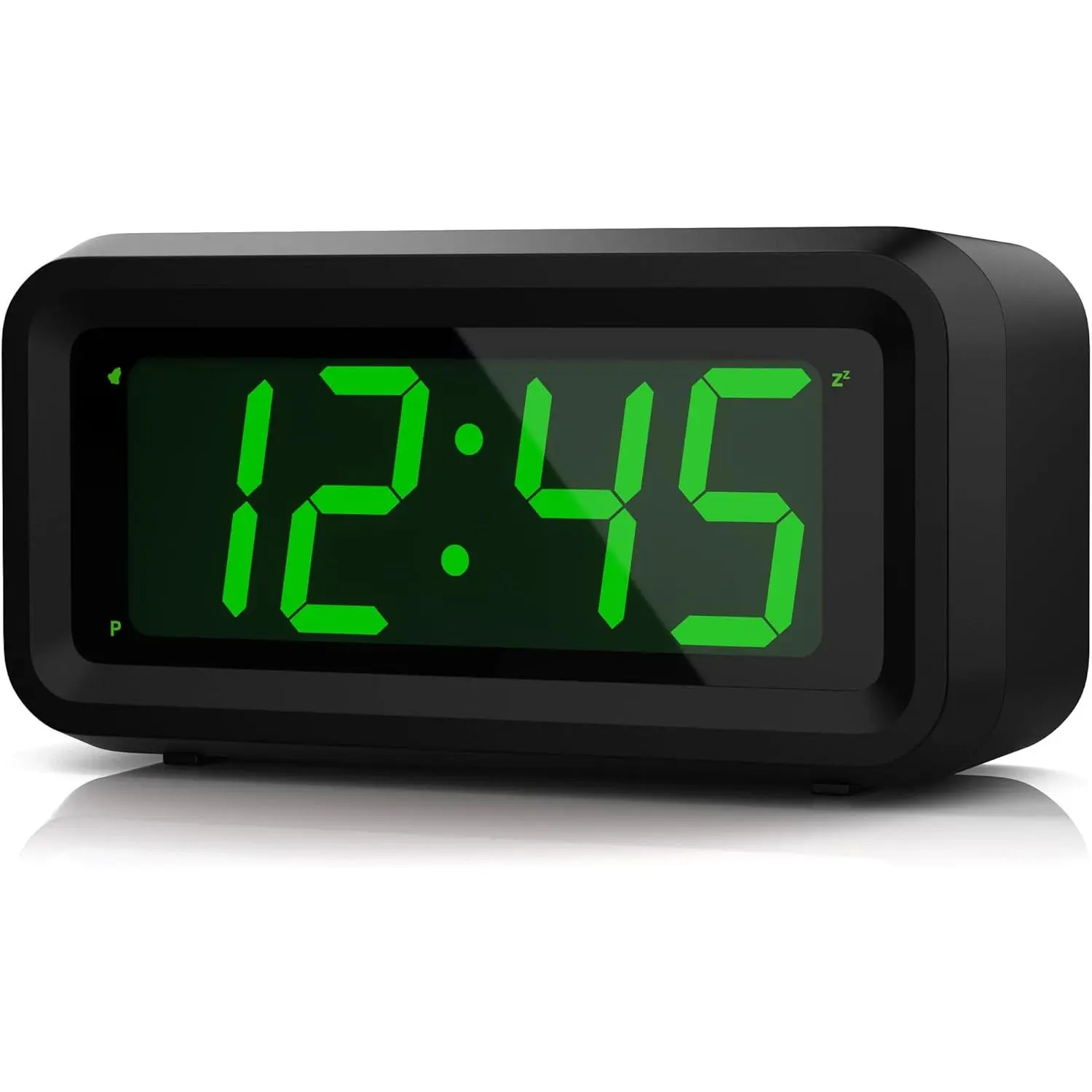 Black Case green Led