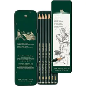 - Castell 9000 Art Set Pencil (Pack of 6), Green