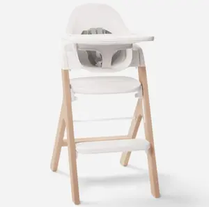 Baby seat for high chair mode, Footrest that converts to child chair seat Removable magnetic harness with silicone-coated straps