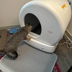 Product Review of Meowant SC01 Smart Litter Box – Self-Cleaning, Odor-Free, Pee Guard, Auto Safety Stop, App-Controlled with Mat & Liner from E**n