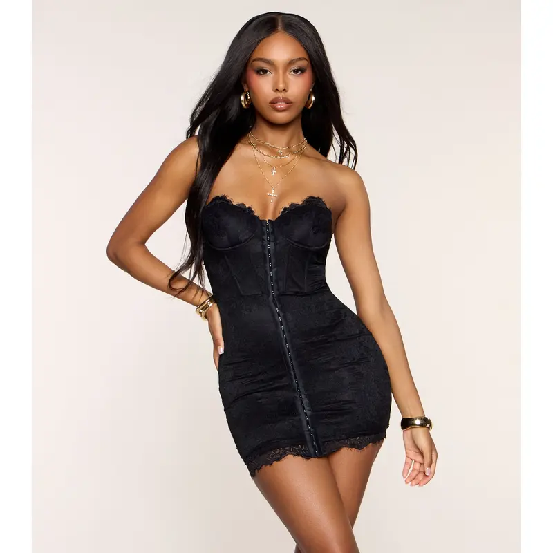 white christmas dresses PLT Corset Set