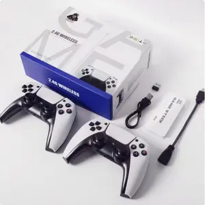 2026 Upgraded Retro Game Stick 4K HD HDMI, Built-in Classic Games, Plug & Play Game Console for TV & PC, Dual Use with 2 Wireless Controllers