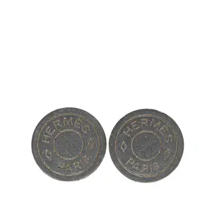 Pre-owned HERMÈS Others Small Leather Goods Hermes Metal Serié Earrings