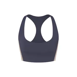 NikeSKIMS MATTE SHINE MIX RACERBACK BRA TOP | DEEP ROYAL AND STONE