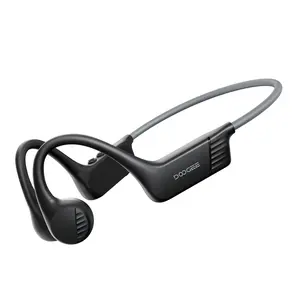 DOOGEE Bone Conduction Headphones, Open-Back Bluetooth Wireless Sports Headphones, IP66 Sweatproof, 10-Hour Battery Life, with Microphone, Suitable for Cycling, Running, Fitness