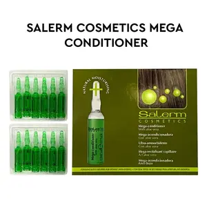 Salerm Cosmetics Mega Conditioner for Nature Moisturizing Treatment - 12 Vial x 0.17 oz
