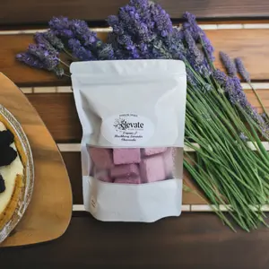 Elevate Pure Foods, Organic Blackberry Lavender Cheesecake, Freeze Dried, Dessert Dairy Fruit