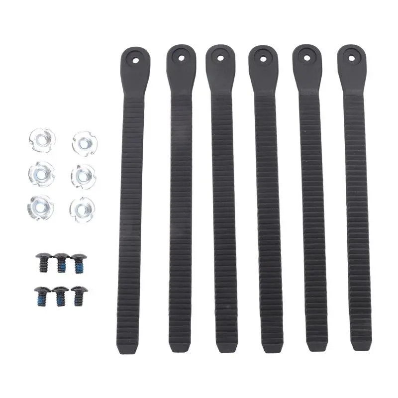 6PCS snowboard ankle ladder strap, roller skating shoe strap, snowboard ladder strap binding replacement with screws