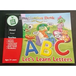 USED-Let's Learn Letters (Imagination Desk Interactive Color-and-Learn Book) by LeapFrog (Paperback)