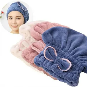 Microfiber 3PC Hair Towel Caps for Women, Soft Ultra Absorbent, Fast Drying Hair Drying Caps Towel Turban Wrap for Wet Hair for Spring Summer
