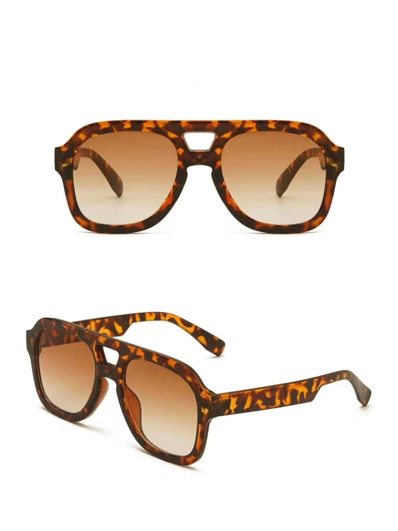 Classic vintage double sunglasses ??Antique 1940s, double- hinged cable sunglasses  main image 3