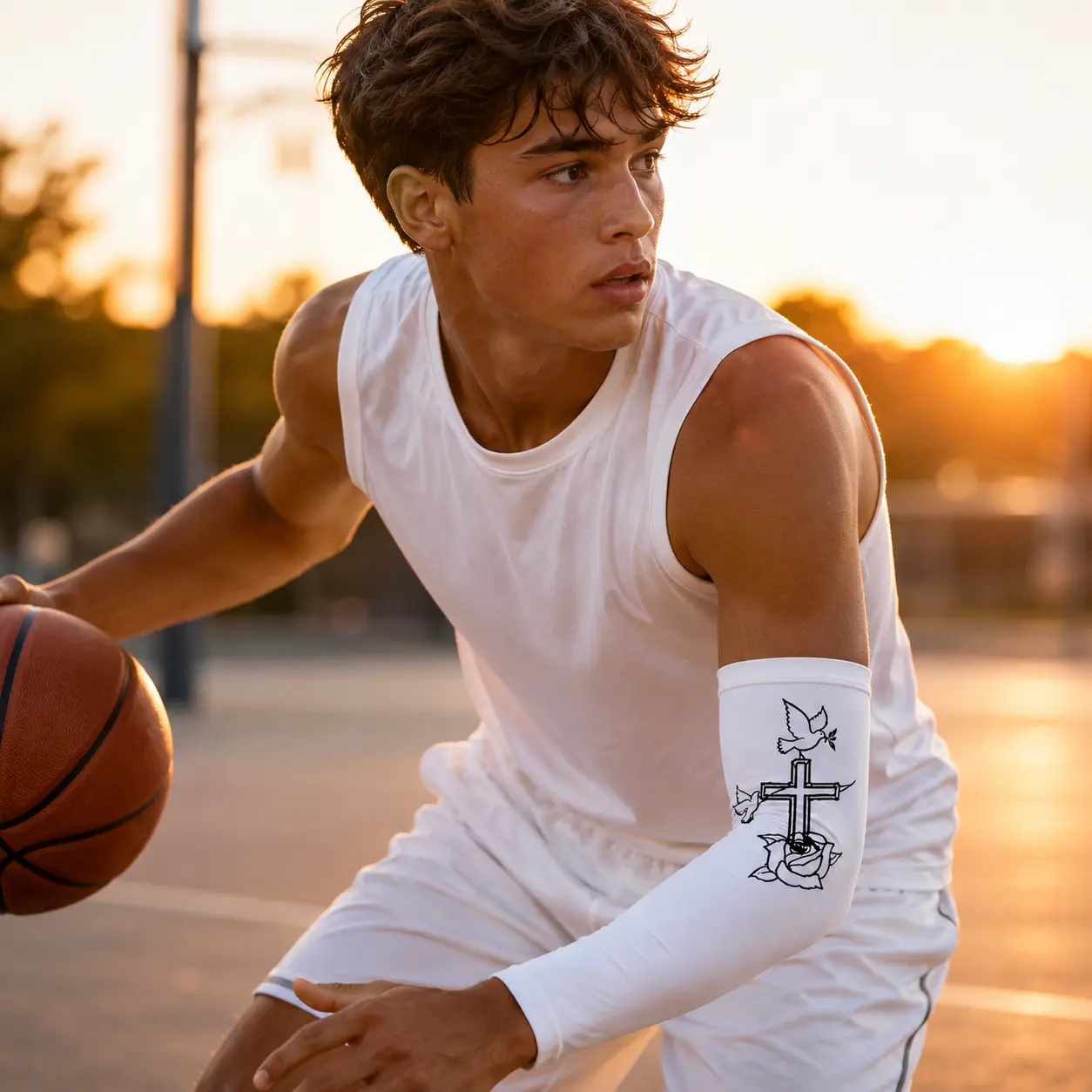 Strength In Him™ Christian Compression Arm Sleeve
