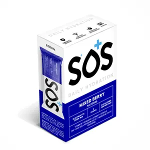 SOS Daily - Vitamin Enhanced Electrolyte Packet - Mixed Berry 8ct   Electrolyte Packets
