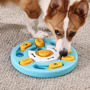 Treat Feeding Toys, Interactive Toys, Dog & Cat Puzzle Toy, Pet Puzzle Bowl, Slow Feeder Bowl, Anti-Choke Training Tool for Mental Stimulation and Healthy Eating Habits, Gift for Dog & Cat