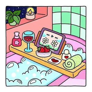 DIY Psychedelic Art Coloring Kit for Adults | Mushrooms, Aliens & Fantasy Worlds | Relaxing Hand Drawing Activity for Stress Relief & Creative Fun