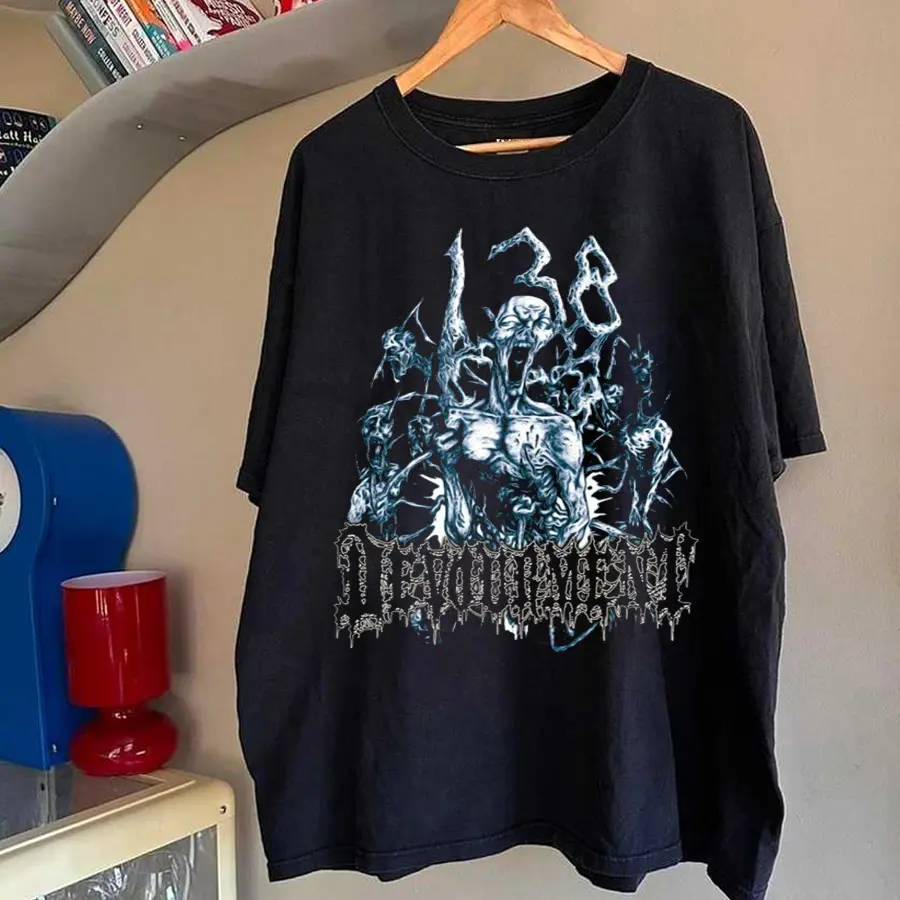 Devourment PUNK Band Front Print Fan Tee Unisex Fit S–5XL