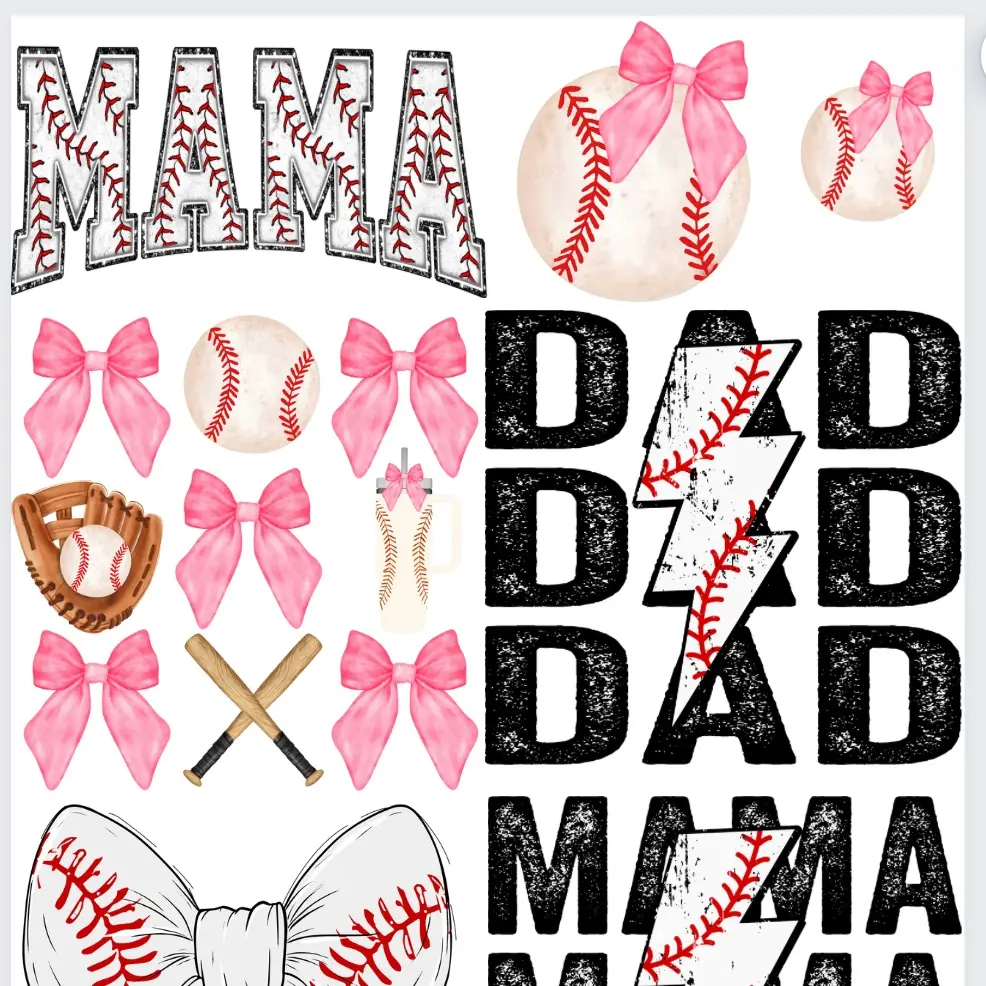 baseball 2.0 premade DTF Gangsheet