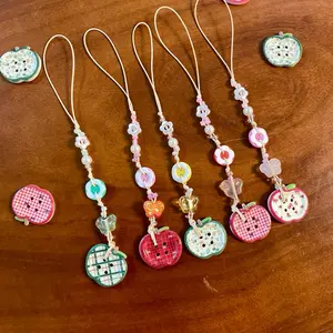 [NEW] Handmade Flying Apple Phone Strap – Cute & Playful Accessory