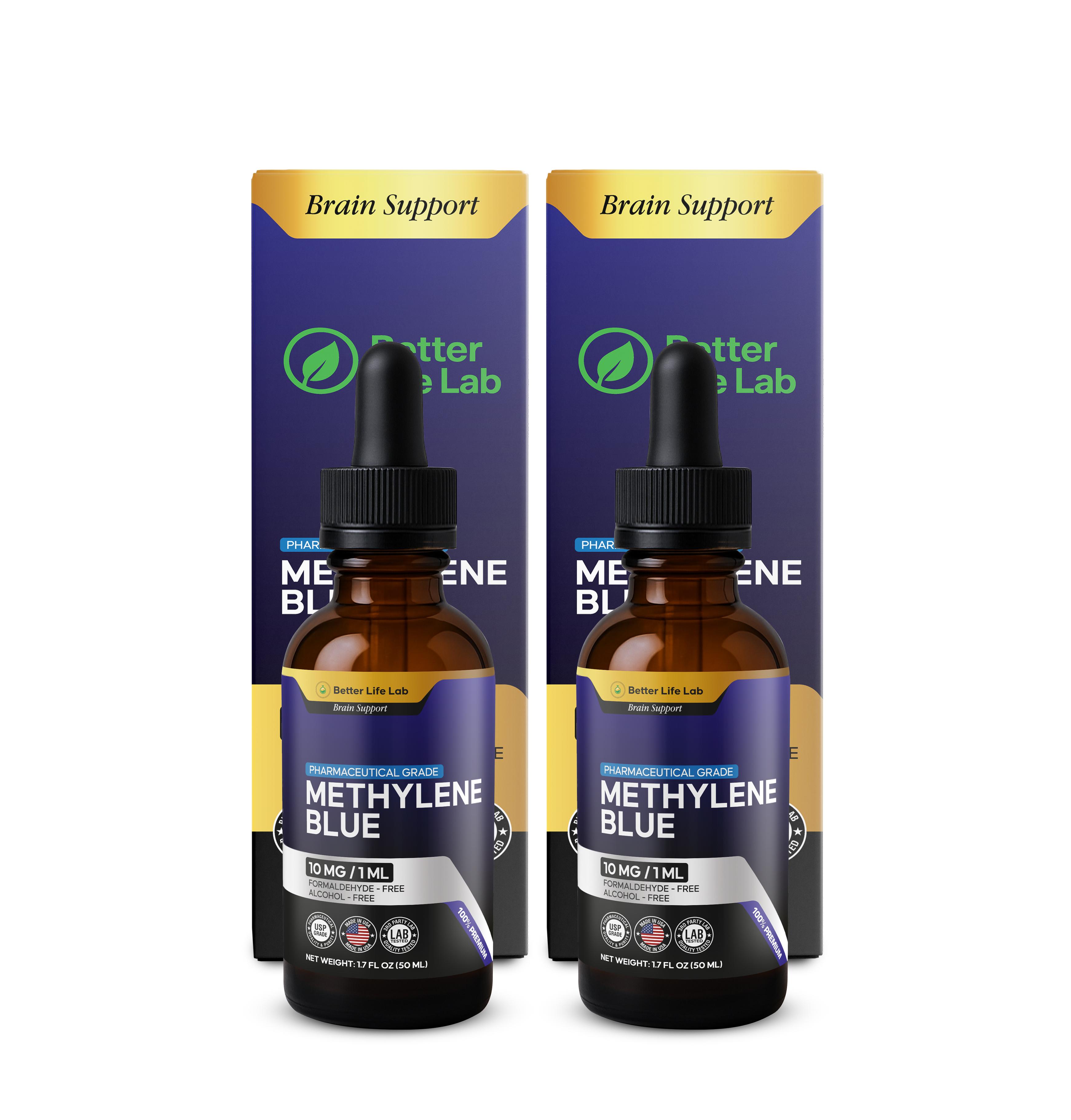 Elevate your health with Methylene Blue (2 Pack) - Pharmaceutical Grade 99.99% purity, made in the USA. Safe, formaldehyde-free, and designed to support your wellness goals