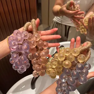 Creative Fake Crystal Grape String Handmade Soap for DIY Aromatherapy