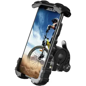 Lamicall Bike Phone Holder, Motorcycle Phone Mount - Motorcycle Handlebar Cell Phone Clamp, Scooter Phone Clip for Iphone 15 Pro Max/Plus, 14 Pro Max, S9, S10 and More 4.7" to 6.8" Smartphones Lamicall Adjustable Cellphone