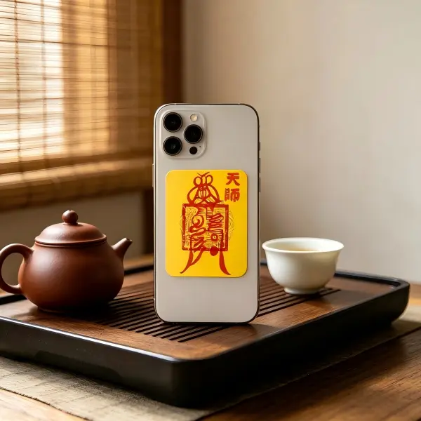100% hand-drawn fortune charm card, 42×52 mm. A great gift for leaders, friends, colleagues, family, and personal use; suitable for various settings.