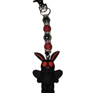 Mothman - Bling Cellphone  Smartphone Charm - Bag Clip - Keychain - Accessory