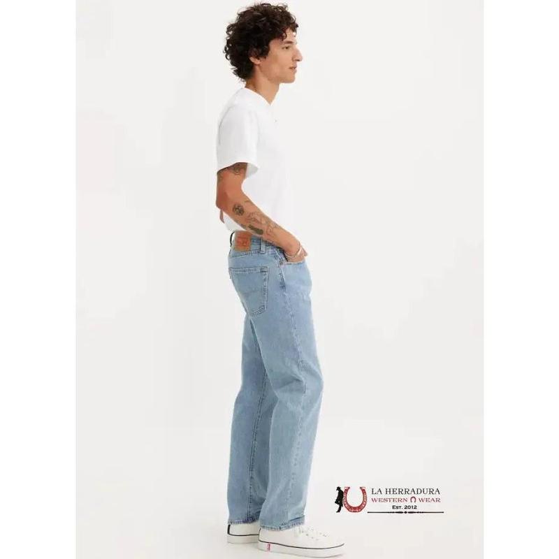 Levi's Men's 501 Original Straight Leg Jean Light Wash Denim Classic Iconic Styling Since 1873