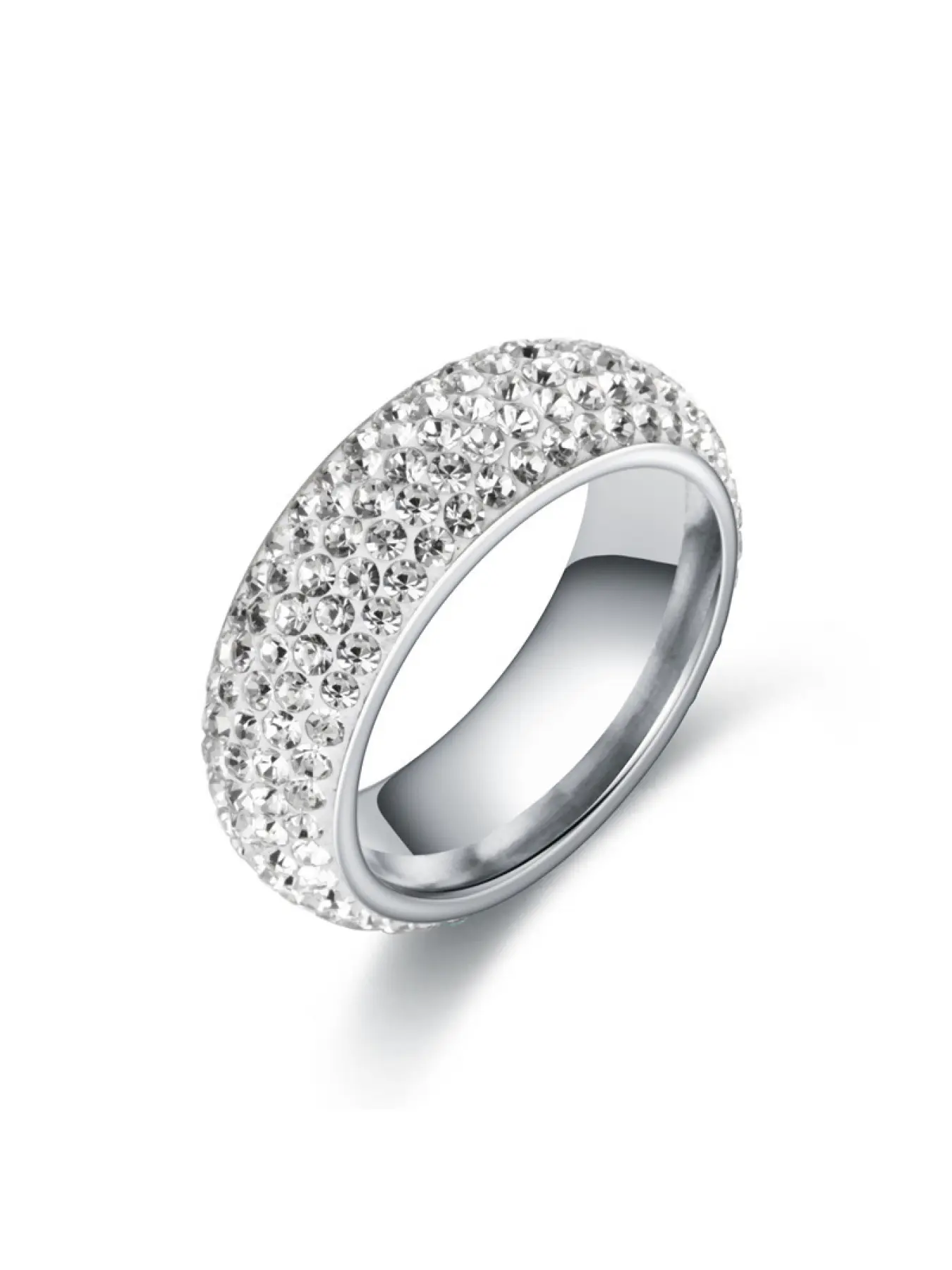 Steel color 5 rows of diamonds