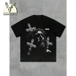 Men's Summer Round Neck and Short Sleeve Casual Cotton Printing, Suitable for Outdoor Wear in Summer, Suitable for Tourism