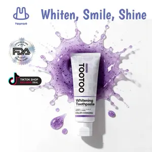 Tootoo Whitening Toothpaste Multiple Whitening Pathways Amino Acid-Based Foam Formula Suitable For People With Sensitive Gums For Enamel Repair & Long-Lasting Fresh Breath