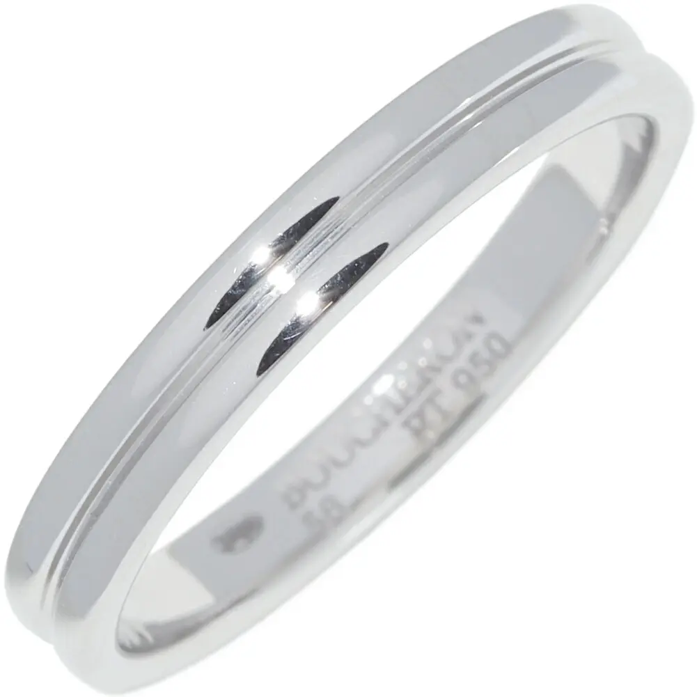 Boucheron Godron Pt950 Ring Size 56
