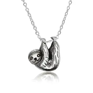 Cute Sloth Necklace Personality Simple Animal Versatile Jewelry Women