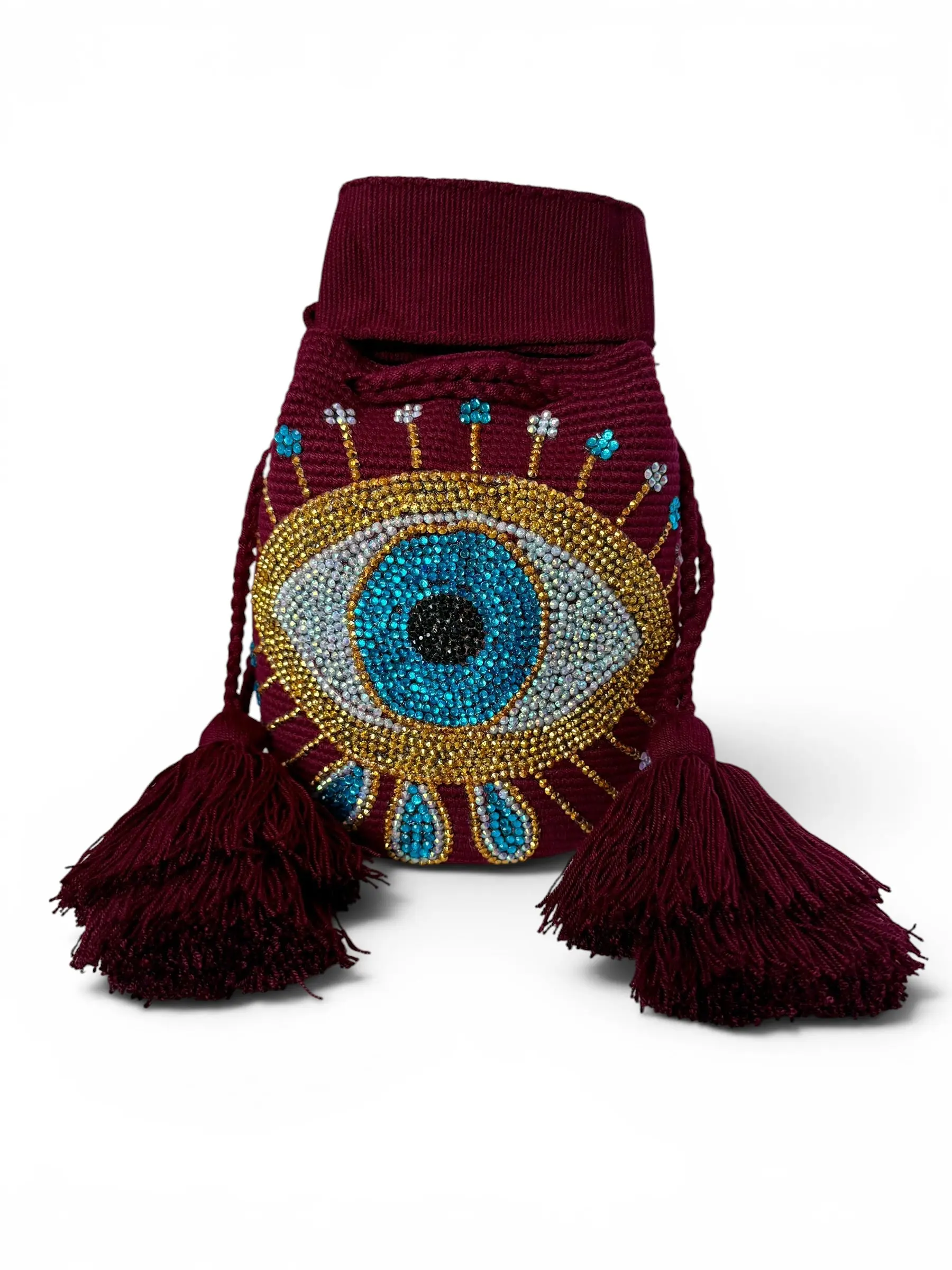 Evil eye bag Wayuu medium