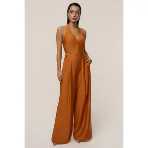 Rust Tropical Daze Pant Set