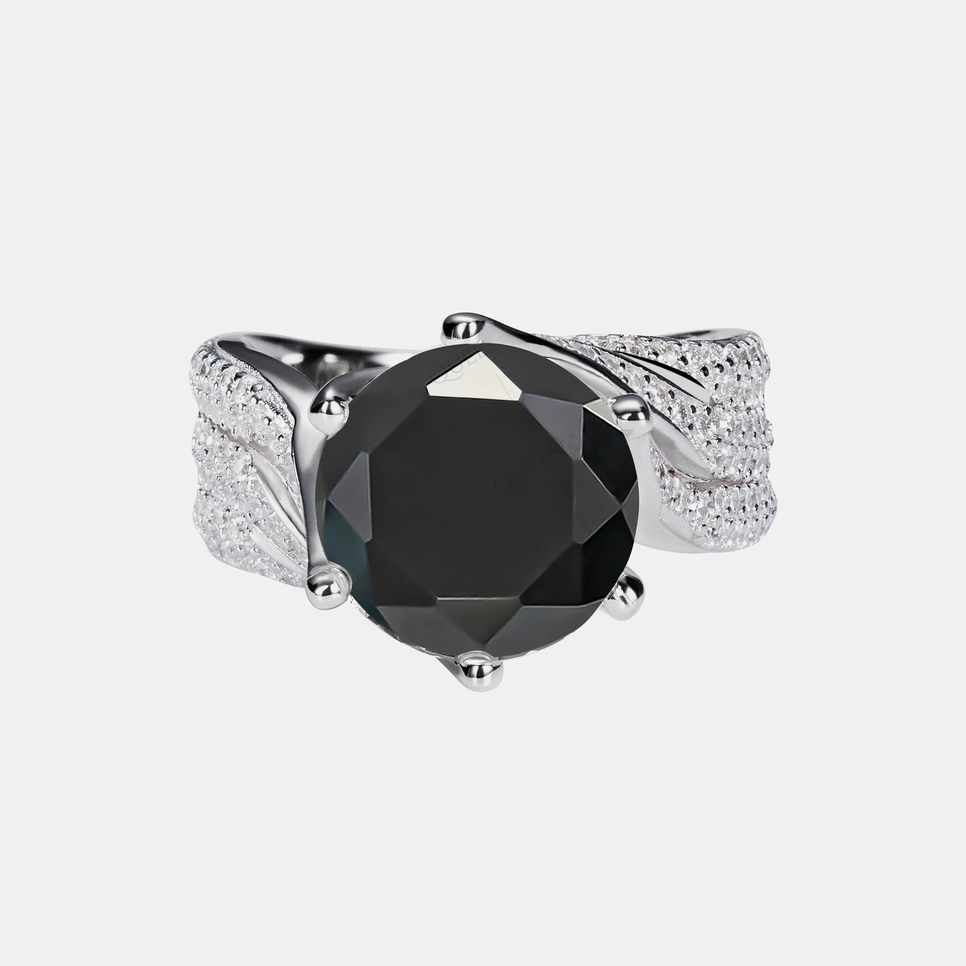 【5】Helix Synthetic Moissanite Luxurious Ring