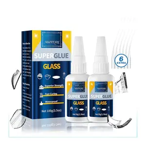 Glass Glue, 100g Ultra  Clear,  &  Super Glue, Curing Adhesive for Glass Repair, Mirror, , , Crafts,Plastic Models