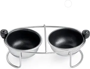 Stainless Steel Egg Poacher Insert - Nonstick Poaching Cups, PFOA Free, Fits Skillet & Instant Pot - Perfect for Delicious Poached Eggs Breakfast Cookware