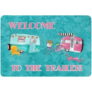 Carolines Treasures  9.5 x 8 in. Welcome to the trailer Mouse Pad