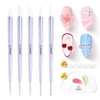 5pcs Nail Art Sculpture Pen