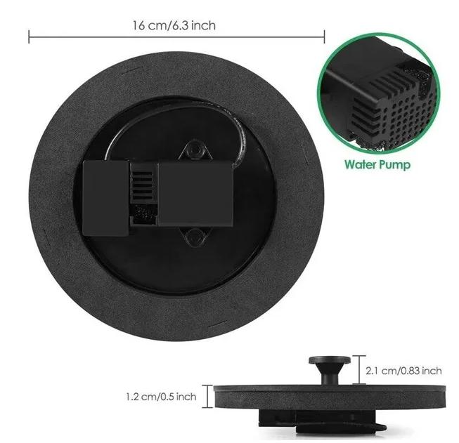 Solar Power Bird Bath Fountain Upgrade 1.4W Solar Fountain With 4 Nozzle