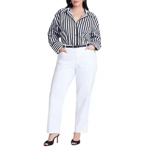 ELOQUII Women's Plus Size Tall Kady Fit Double-Weave Pant