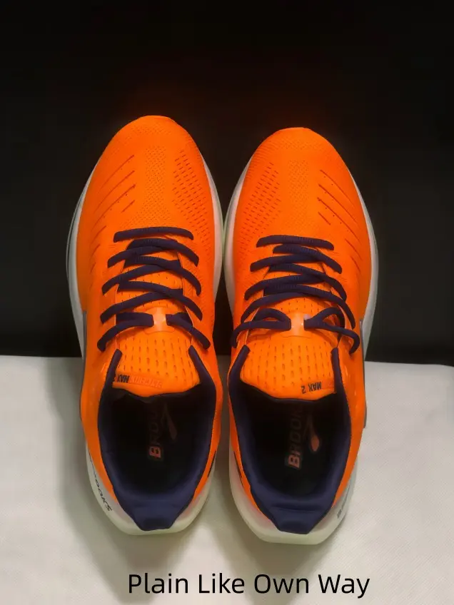 Limited Edition Sunset Warm Tone Athletic Collectible Sneakers - Fine Knit Mesh Surface, Reinforced Toe Cap, Wear-Resistant 2-Tone Outsole, Eye-Catching Color Matching Sports Collectible Shoes