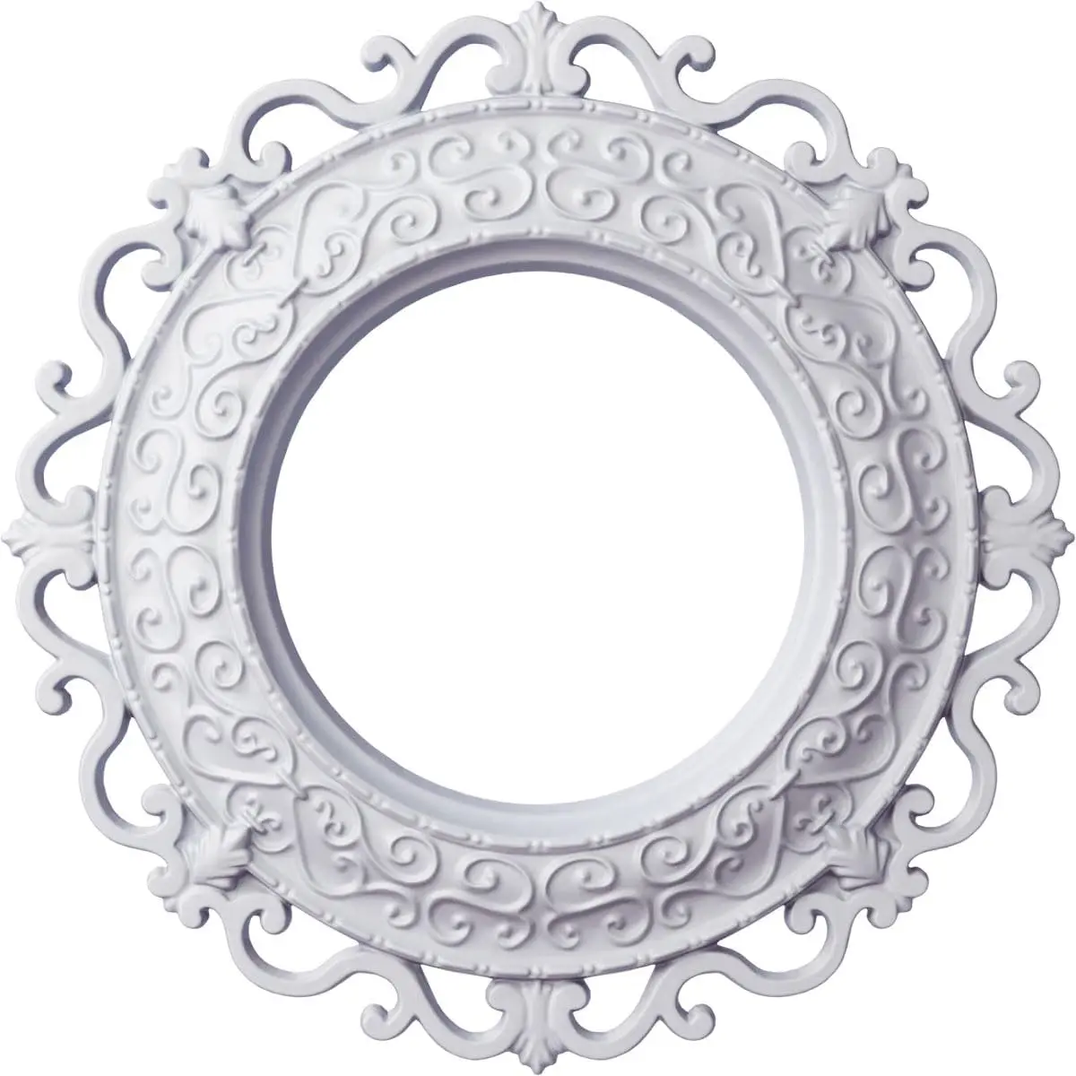 CM13OR Orrington Ceiling Medallion, 13 1/4"OD x 6 5/8"ID x 1 1/8"P, Factory Primed