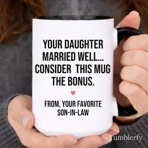 Mother in Law Mug from Son in Law Gift, Mothers Day Mug from Son in Law, Bonus Son Coffee Mug, Mother in Law Gift