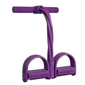 Portable Pedal Resistance Bands – Elastic Pull Rope Fitness Equipment Home Gym Full Body Workout Machine for Sit-ups, Abs, Yoga