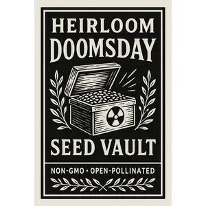 Heirloom Doomsday Seed Vault 20 Different Varieties